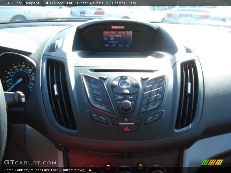 Ginger Ale Metallic / Charcoal Black 2013 Ford Escape SE 2.0L EcoBoost 4WD