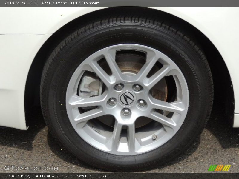 White Diamond Pearl / Parchment 2010 Acura TL 3.5