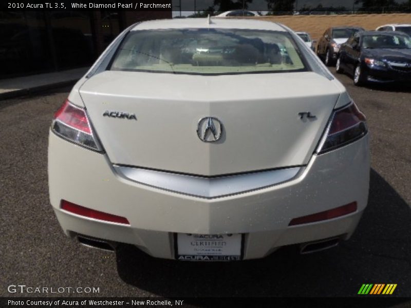 White Diamond Pearl / Parchment 2010 Acura TL 3.5