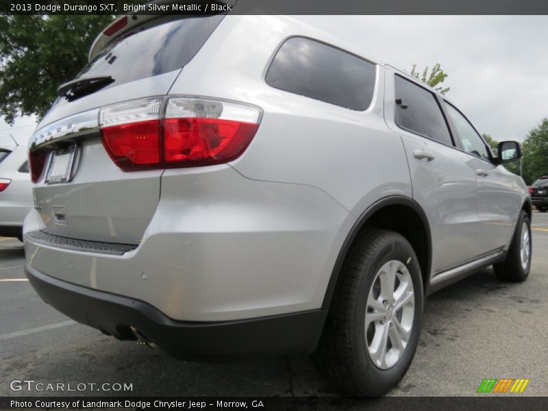 Bright Silver Metallic / Black 2013 Dodge Durango SXT