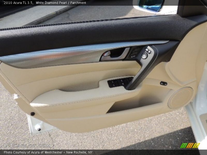 White Diamond Pearl / Parchment 2010 Acura TL 3.5
