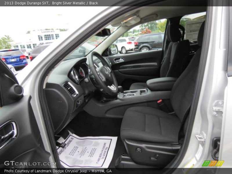 Bright Silver Metallic / Black 2013 Dodge Durango SXT