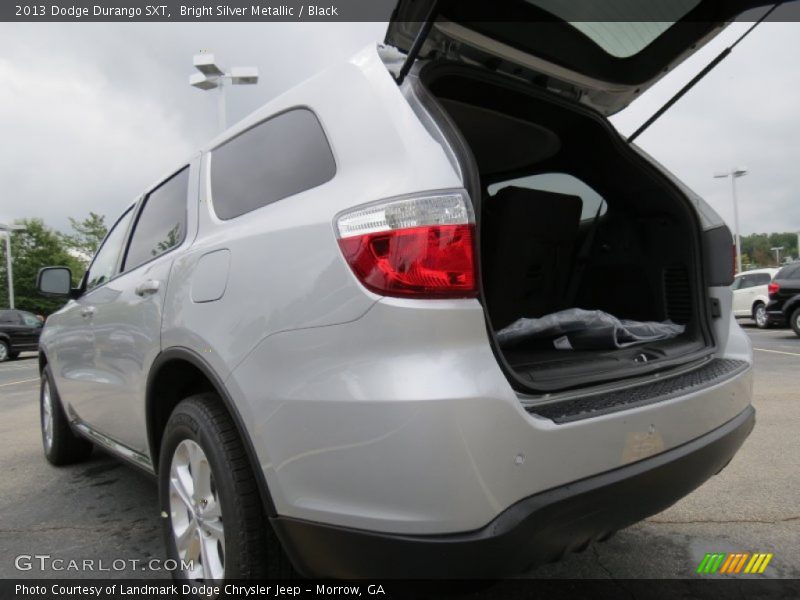 Bright Silver Metallic / Black 2013 Dodge Durango SXT