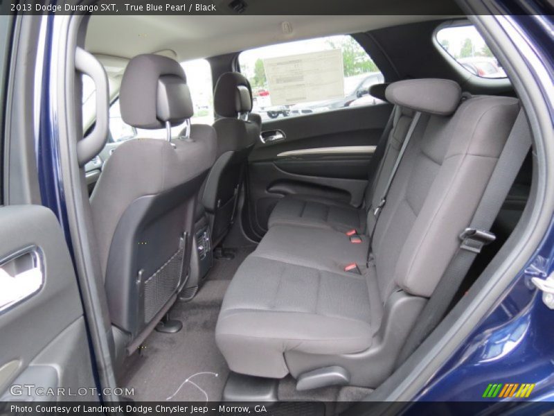 Rear Seat of 2013 Durango SXT