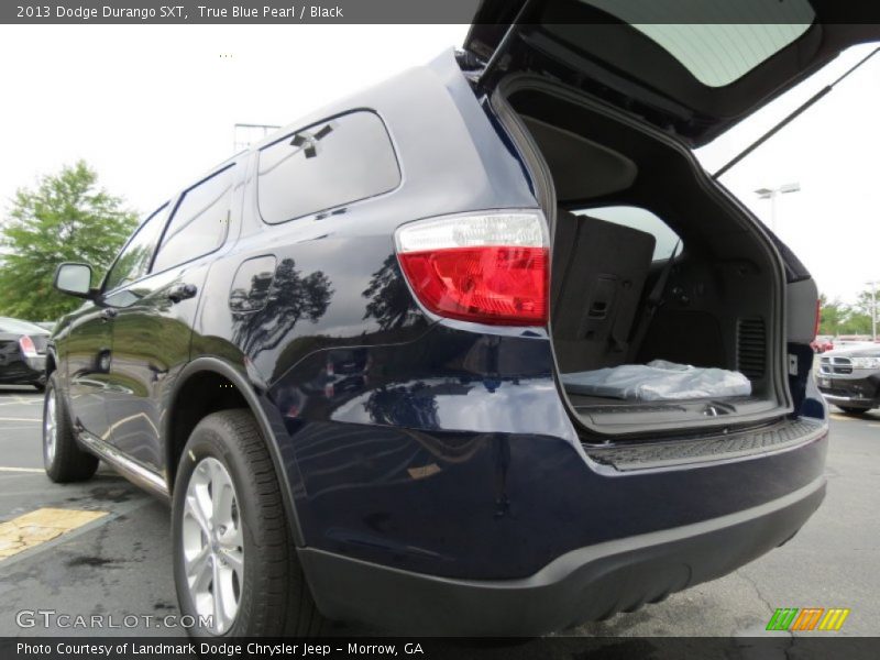 True Blue Pearl / Black 2013 Dodge Durango SXT