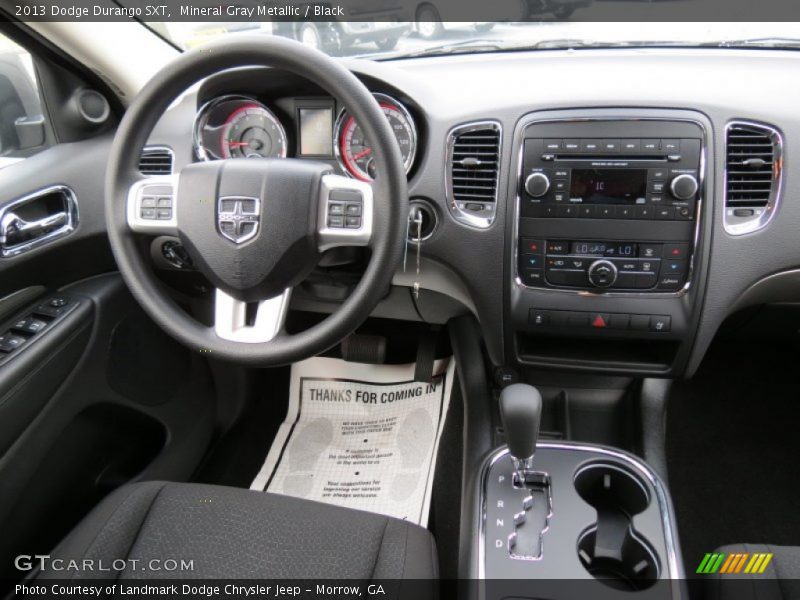 Mineral Gray Metallic / Black 2013 Dodge Durango SXT
