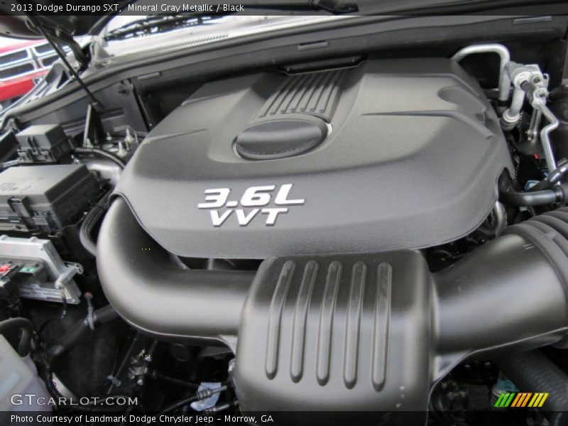 Mineral Gray Metallic / Black 2013 Dodge Durango SXT