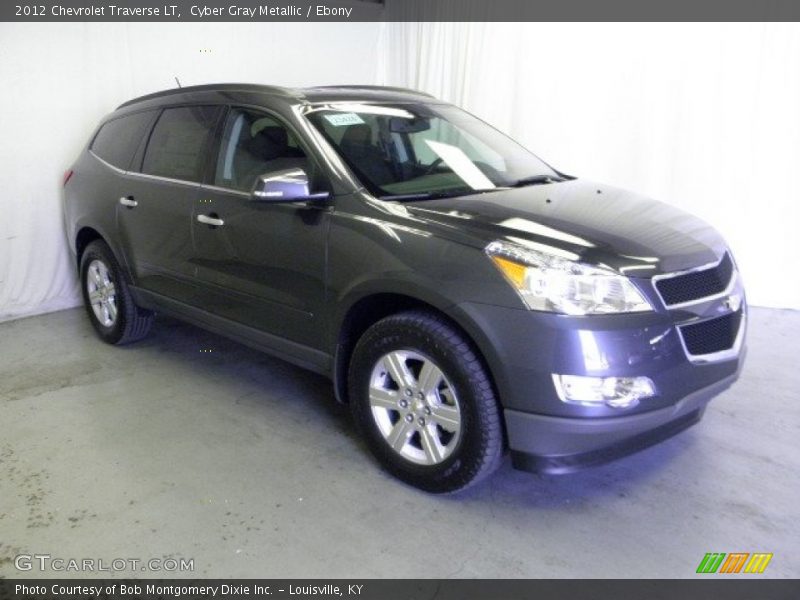 Cyber Gray Metallic / Ebony 2012 Chevrolet Traverse LT
