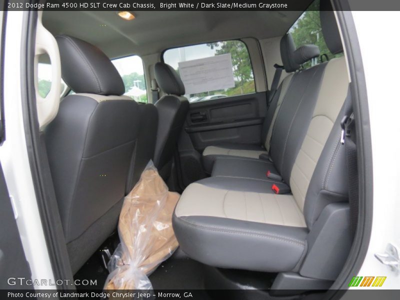 Bright White / Dark Slate/Medium Graystone 2012 Dodge Ram 4500 HD SLT Crew Cab Chassis