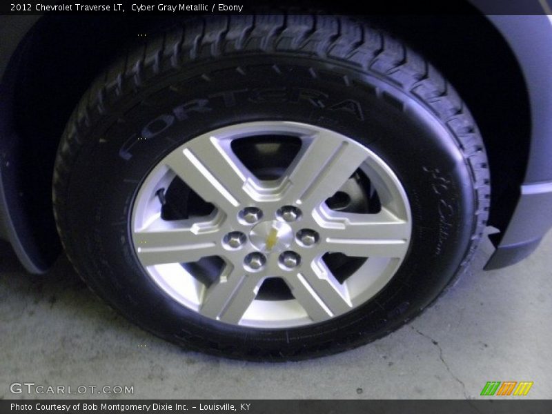 Cyber Gray Metallic / Ebony 2012 Chevrolet Traverse LT