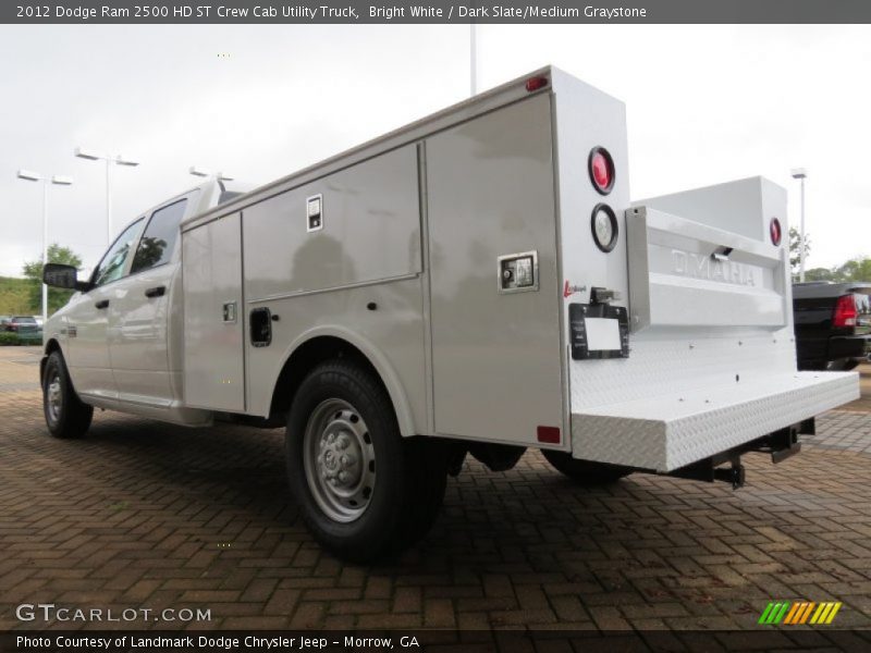 Bright White / Dark Slate/Medium Graystone 2012 Dodge Ram 2500 HD ST Crew Cab Utility Truck