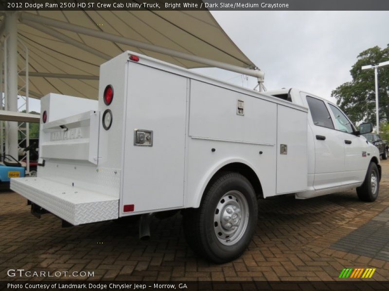 Bright White / Dark Slate/Medium Graystone 2012 Dodge Ram 2500 HD ST Crew Cab Utility Truck