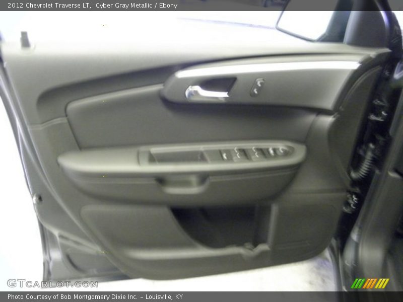 Cyber Gray Metallic / Ebony 2012 Chevrolet Traverse LT