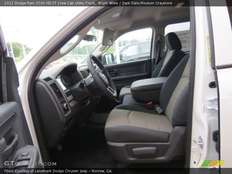 Bright White / Dark Slate/Medium Graystone 2012 Dodge Ram 2500 HD ST Crew Cab Utility Truck