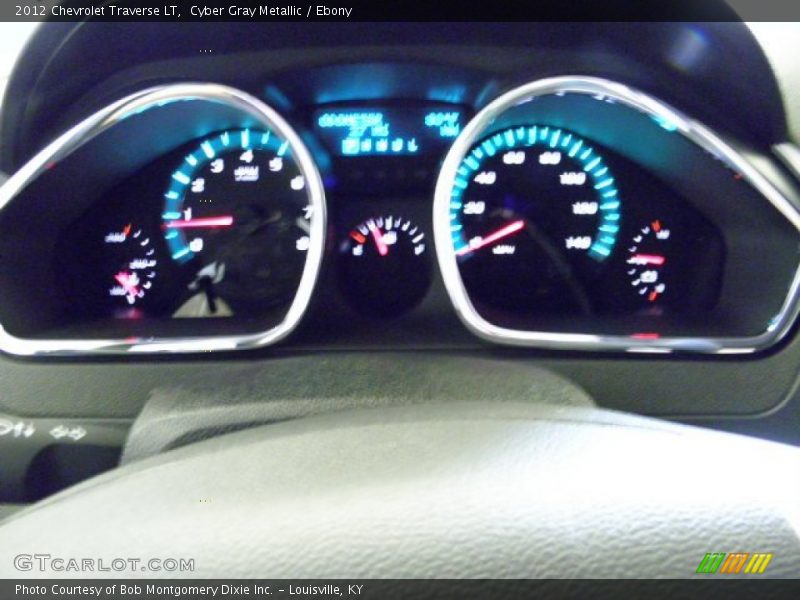 Cyber Gray Metallic / Ebony 2012 Chevrolet Traverse LT