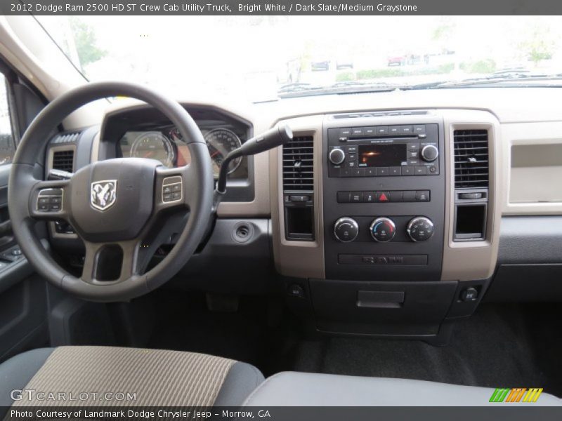 Bright White / Dark Slate/Medium Graystone 2012 Dodge Ram 2500 HD ST Crew Cab Utility Truck