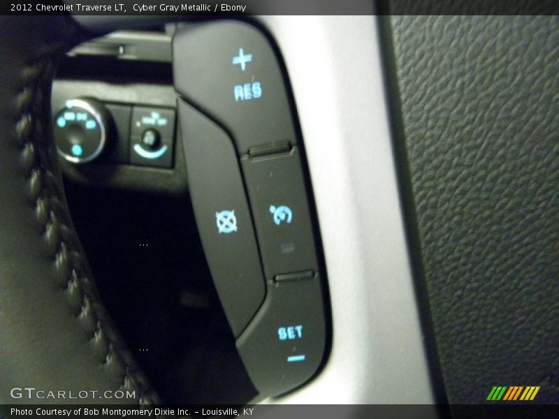 Cyber Gray Metallic / Ebony 2012 Chevrolet Traverse LT