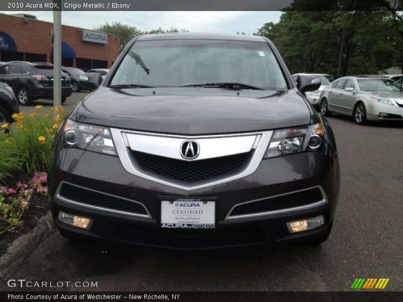 Grigio Metallic / Ebony 2010 Acura MDX