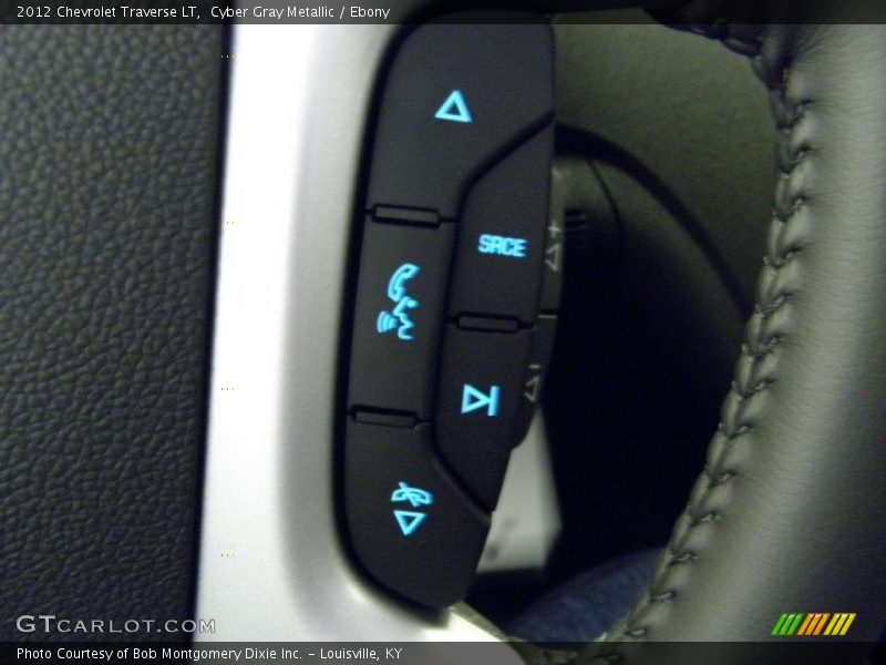Cyber Gray Metallic / Ebony 2012 Chevrolet Traverse LT