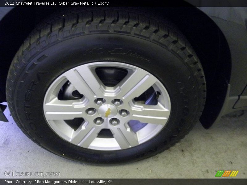 Cyber Gray Metallic / Ebony 2012 Chevrolet Traverse LT
