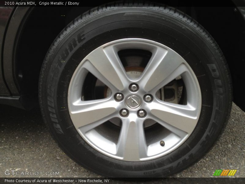 Grigio Metallic / Ebony 2010 Acura MDX