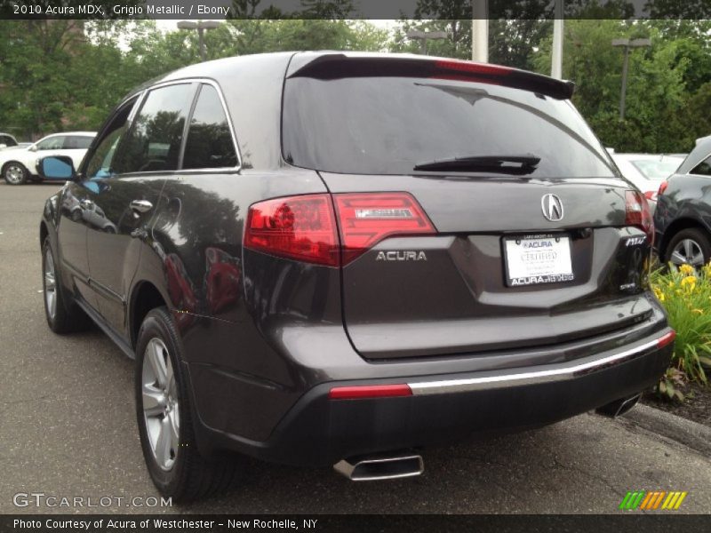 Grigio Metallic / Ebony 2010 Acura MDX