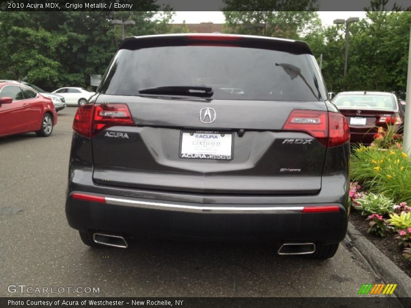 Grigio Metallic / Ebony 2010 Acura MDX