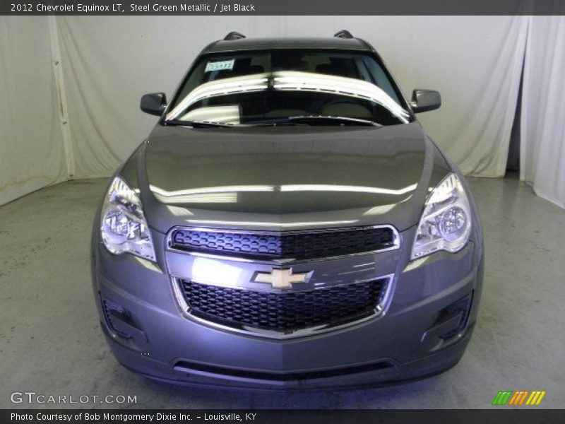 Steel Green Metallic / Jet Black 2012 Chevrolet Equinox LT