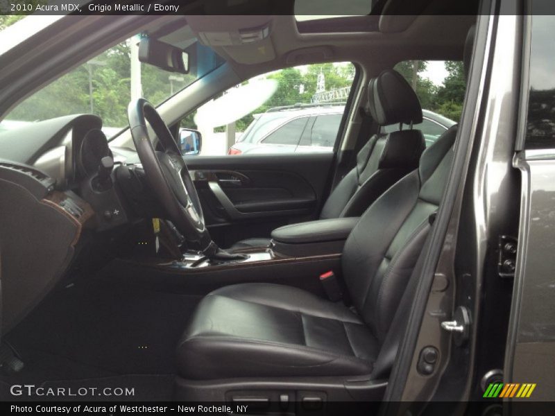 Grigio Metallic / Ebony 2010 Acura MDX