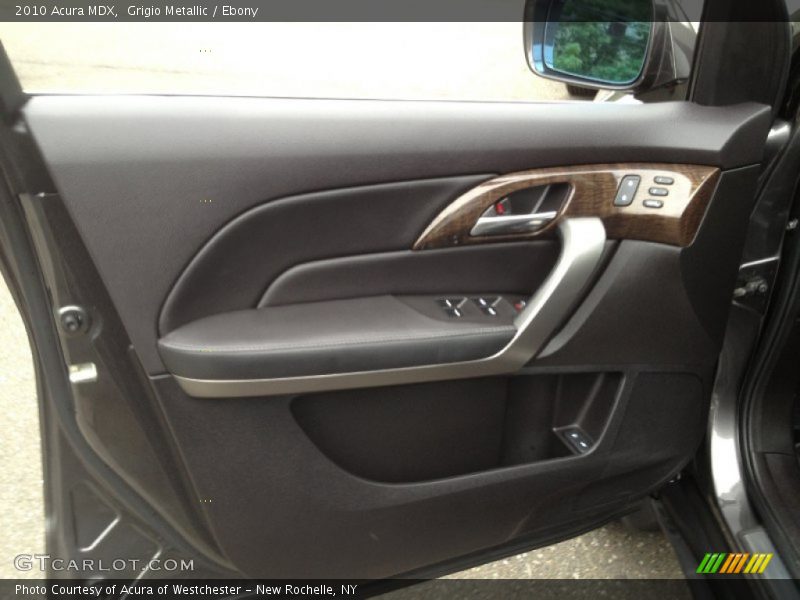 Grigio Metallic / Ebony 2010 Acura MDX