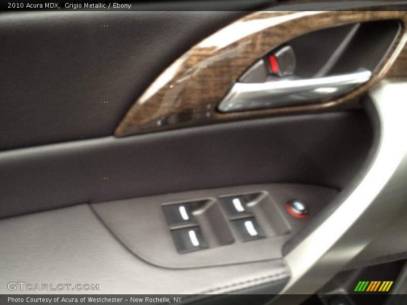 Grigio Metallic / Ebony 2010 Acura MDX