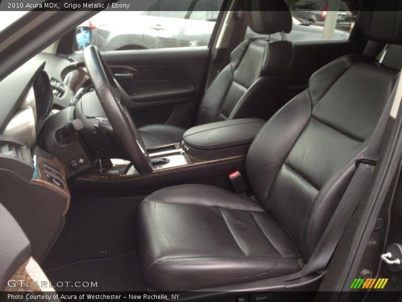 Grigio Metallic / Ebony 2010 Acura MDX