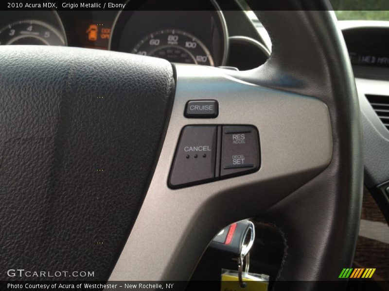 Grigio Metallic / Ebony 2010 Acura MDX