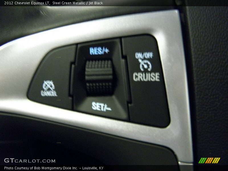Steel Green Metallic / Jet Black 2012 Chevrolet Equinox LT