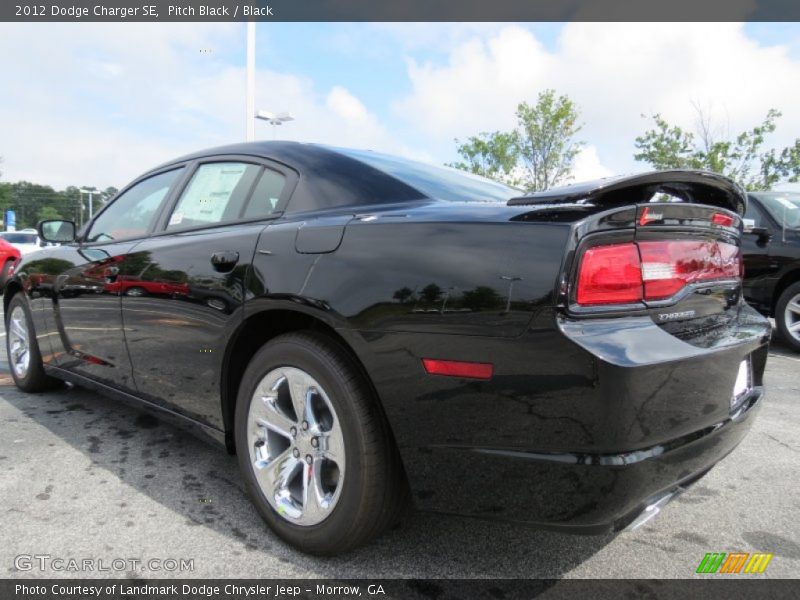 Pitch Black / Black 2012 Dodge Charger SE