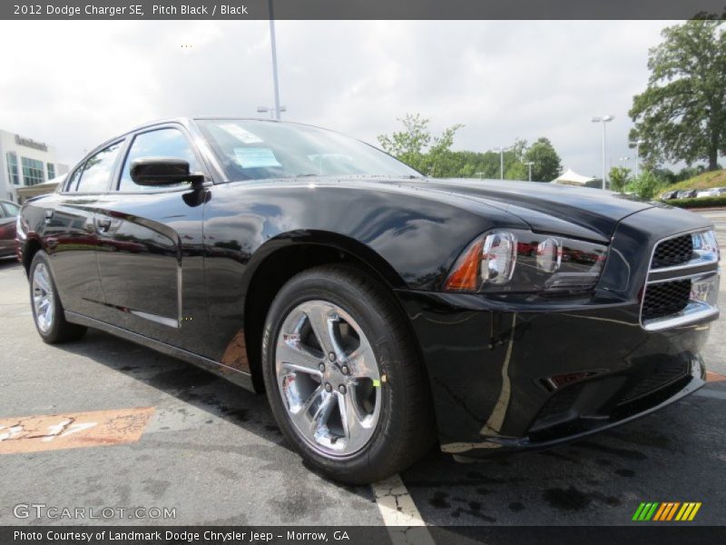 Pitch Black / Black 2012 Dodge Charger SE