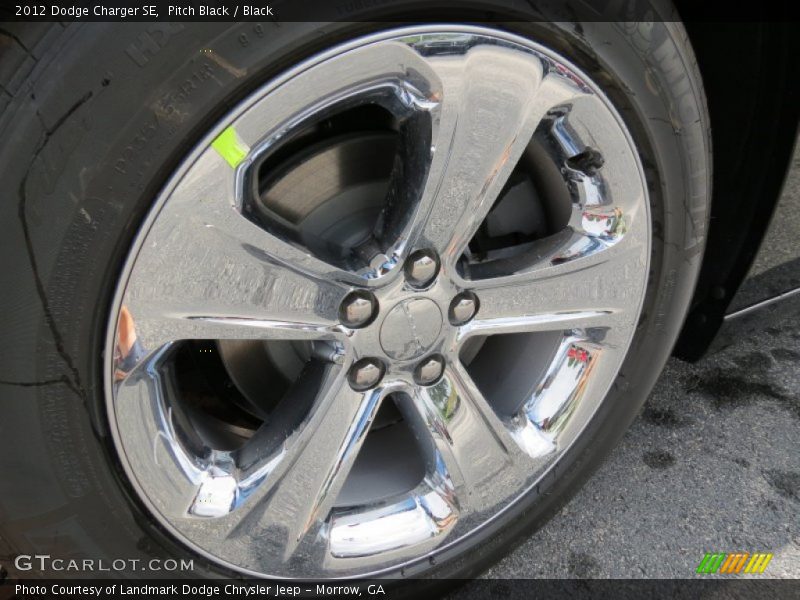 Pitch Black / Black 2012 Dodge Charger SE