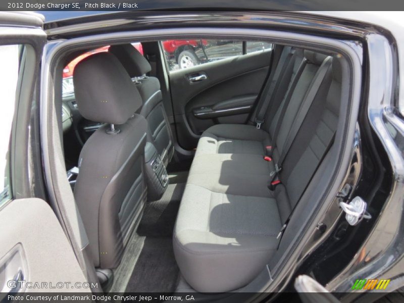 Pitch Black / Black 2012 Dodge Charger SE