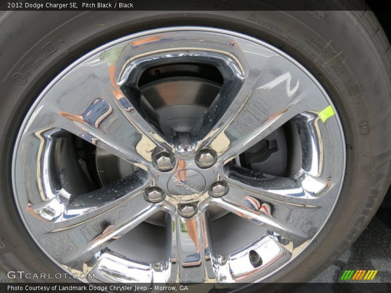Pitch Black / Black 2012 Dodge Charger SE