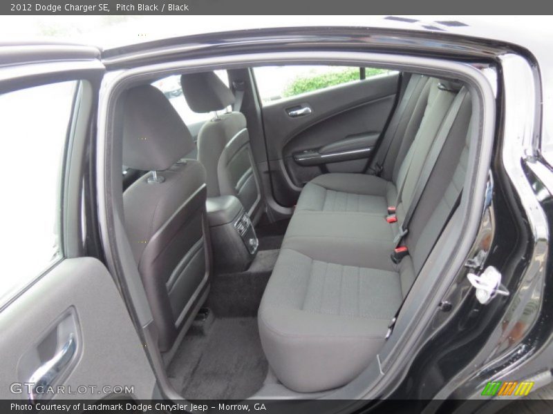 Pitch Black / Black 2012 Dodge Charger SE