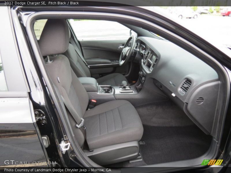 Pitch Black / Black 2012 Dodge Charger SE