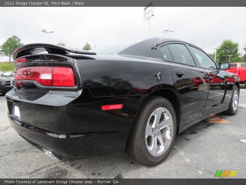 Pitch Black / Black 2012 Dodge Charger SE