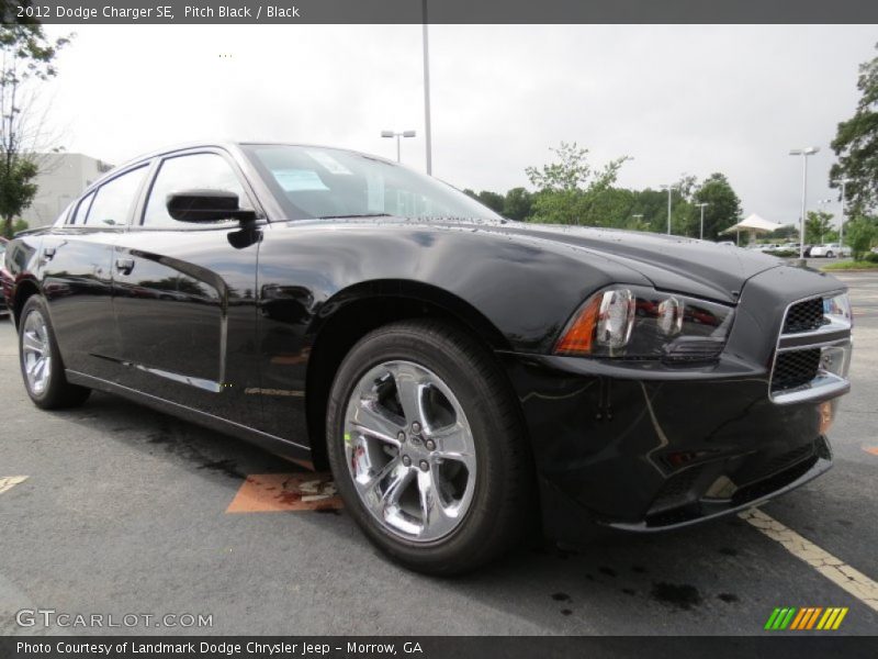 Pitch Black / Black 2012 Dodge Charger SE