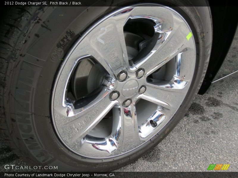 Pitch Black / Black 2012 Dodge Charger SE