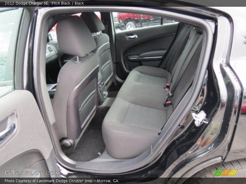 Pitch Black / Black 2012 Dodge Charger SE