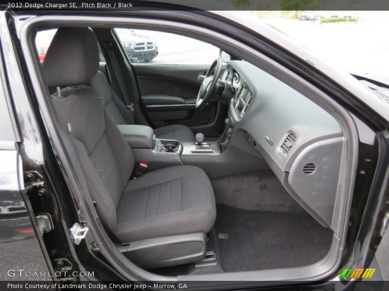 Pitch Black / Black 2012 Dodge Charger SE
