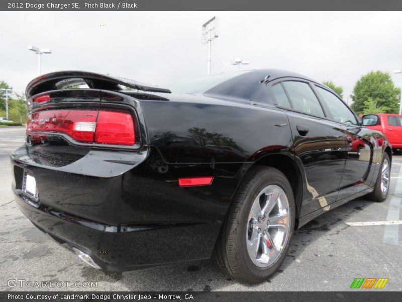 Pitch Black / Black 2012 Dodge Charger SE