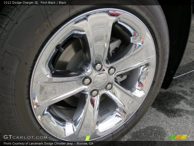 Pitch Black / Black 2012 Dodge Charger SE