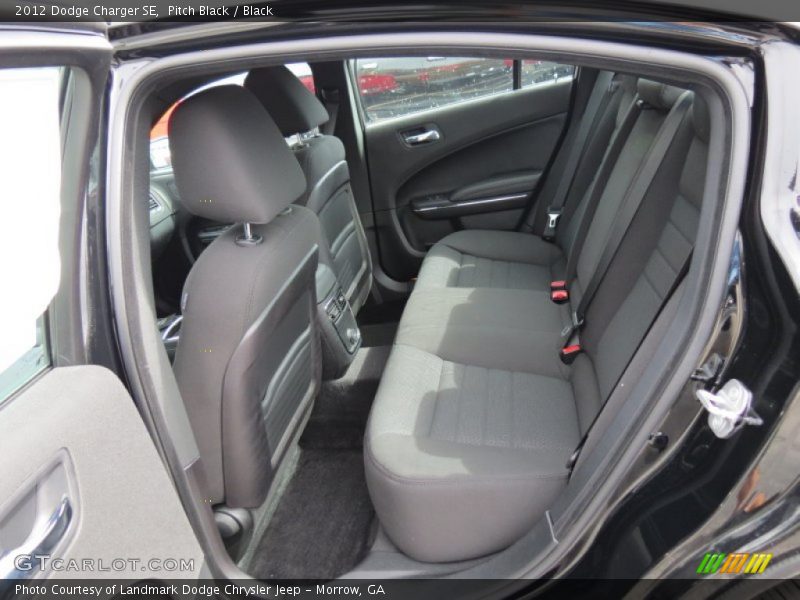 Pitch Black / Black 2012 Dodge Charger SE