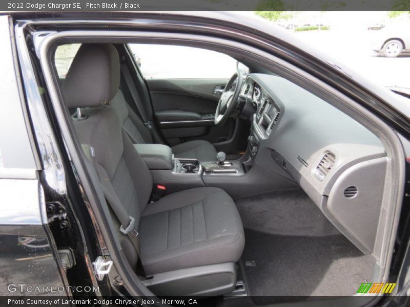 Pitch Black / Black 2012 Dodge Charger SE